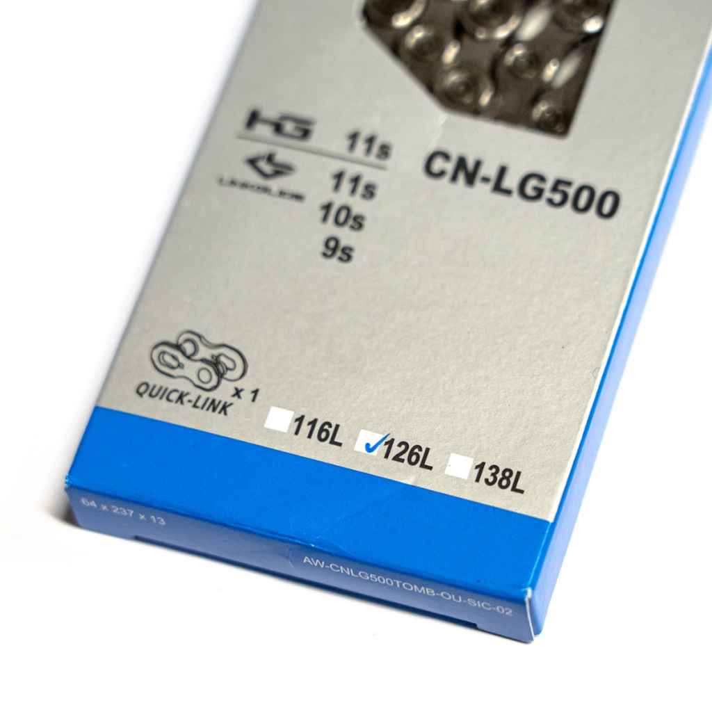 SHIMANO* LG500 long chain (9-11s) - BLUE LUG ONLINE STORE