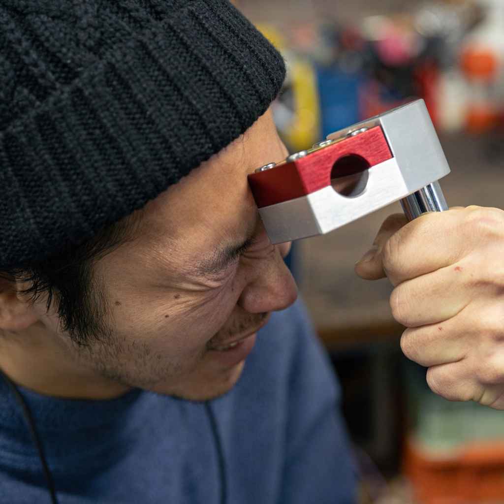 KUWAHARA* mx-2 stem SP (red/silver) - BLUE LUG ONLINE STORE