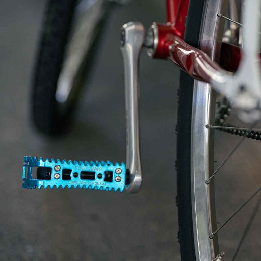 MKS* FOOT JAWS bm-10 CMWC limited (silver/ocean blue cage