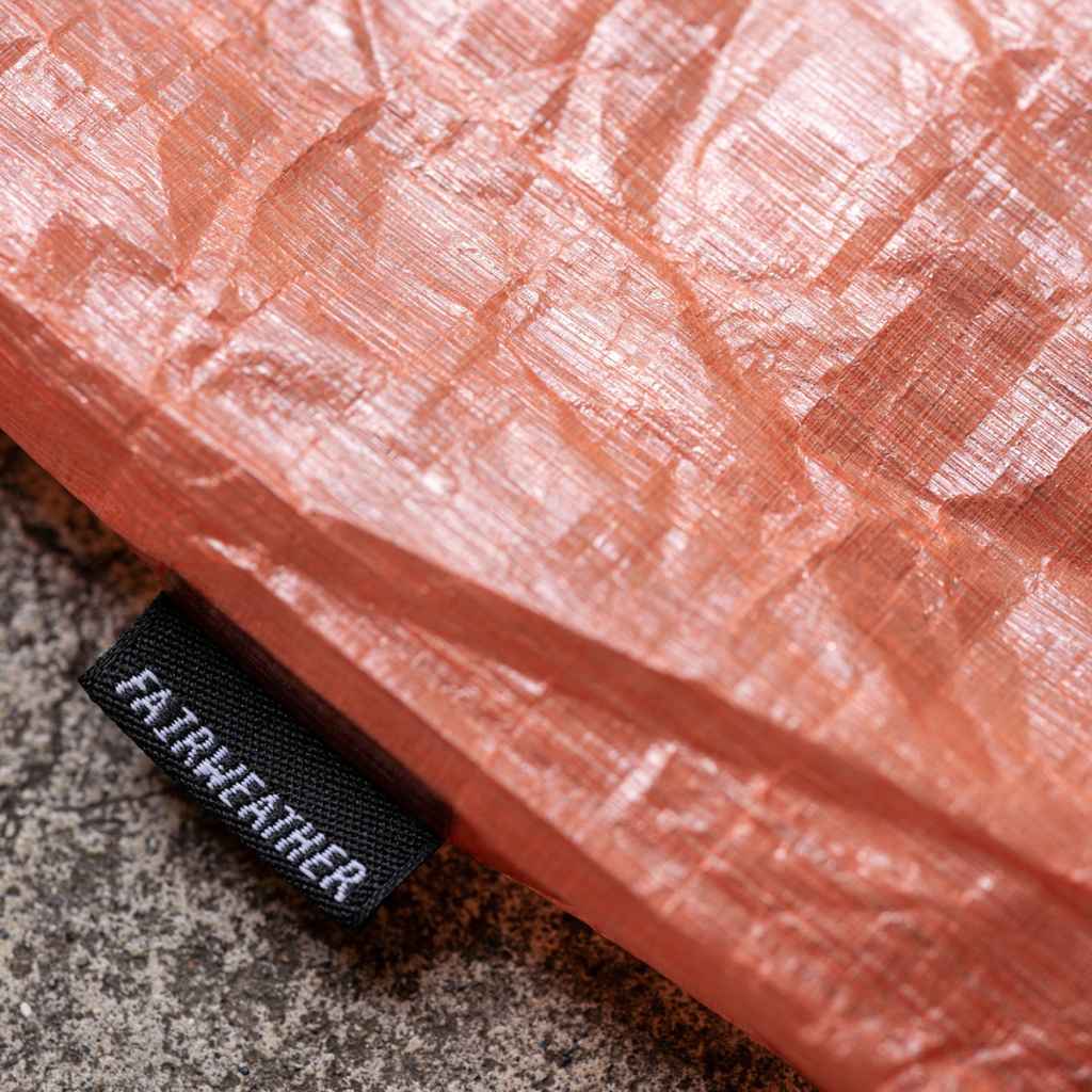 FAIRWEATHER* packable sacoche (dyneema orange) - BLUE LUG