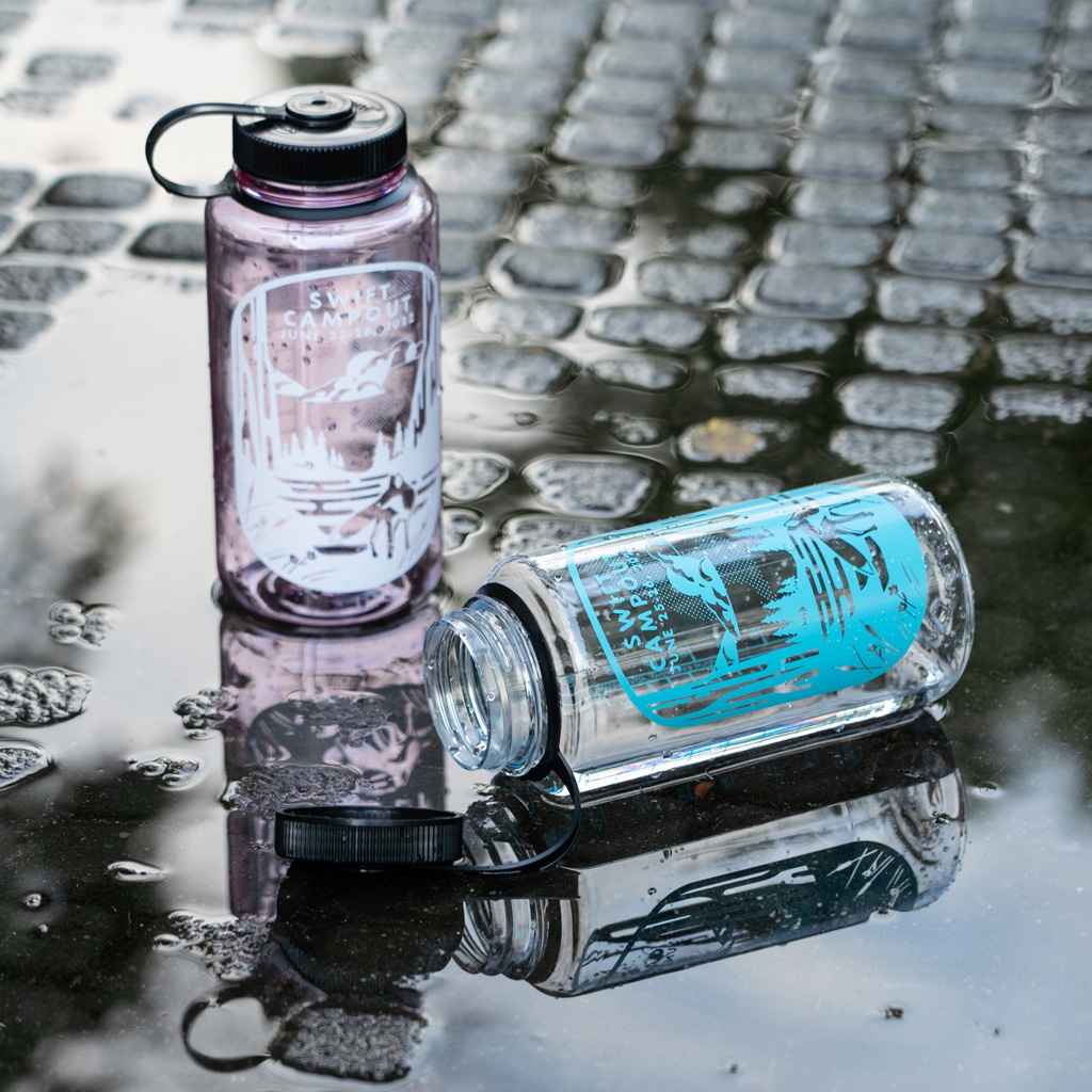 SWIFT INDUSTRIES* campout 2022 nalgene bottle - BLUE LUG