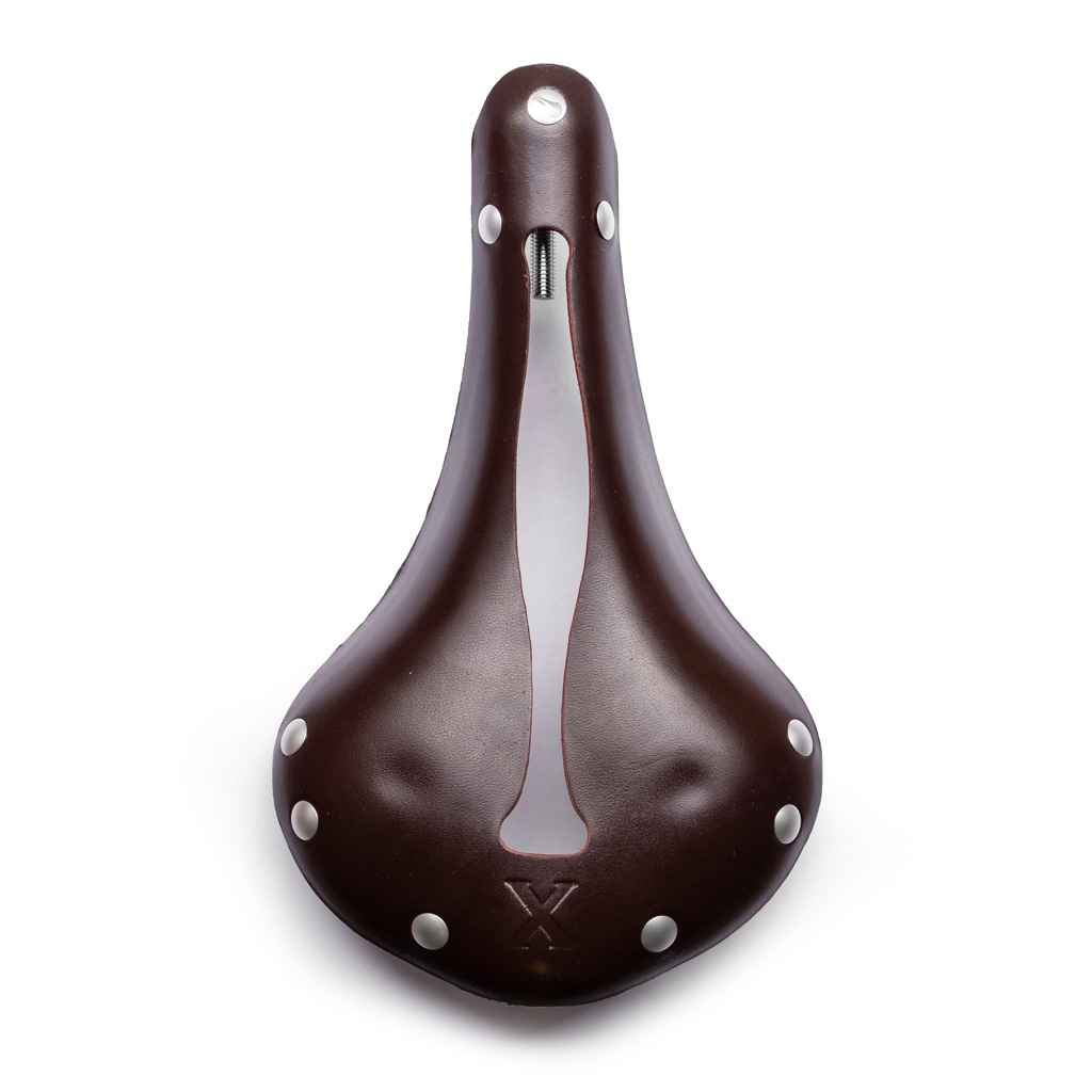 SELLE ANATOMICA* X2 leather saddle (oxblood) - BLUE LUG