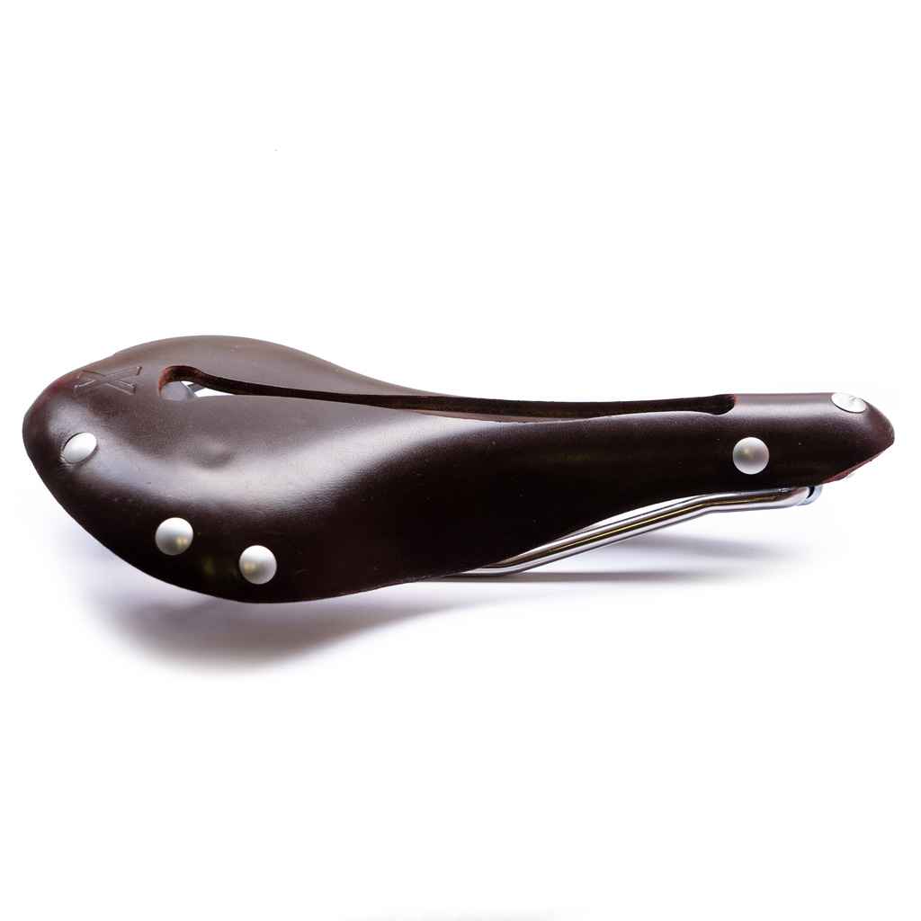 SELLE ANATOMICA* X2 leather saddle (oxblood) - BLUE LUG