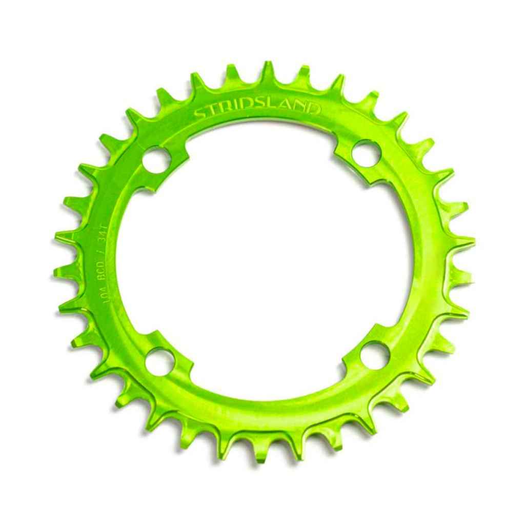 STRIDSLAND* narrow wide chainring (strong green) - BLUE LUG ONLINE