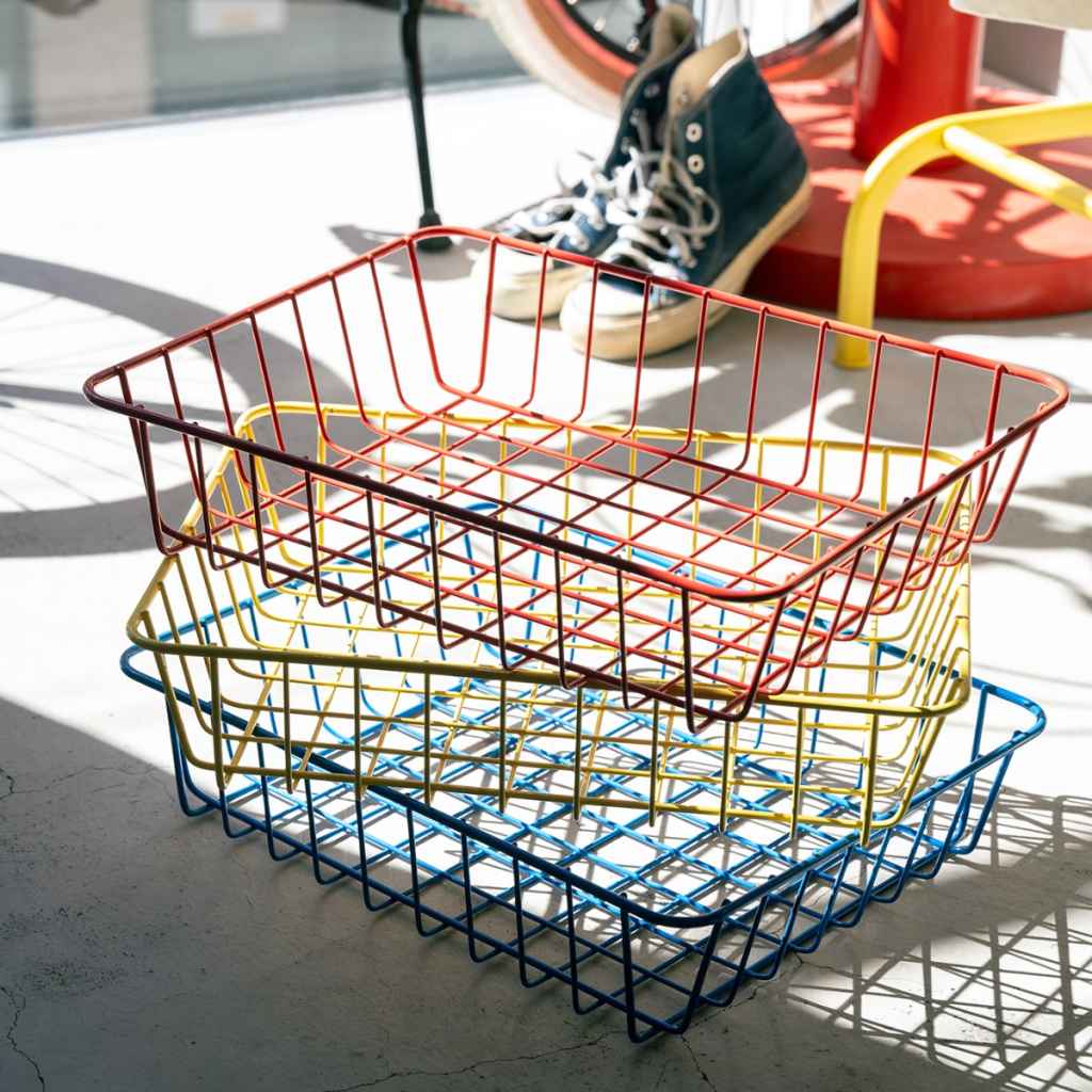 yセレクト かご BL SELECT* everyday basket (blue) - BLUE LUG ONLINE STORE