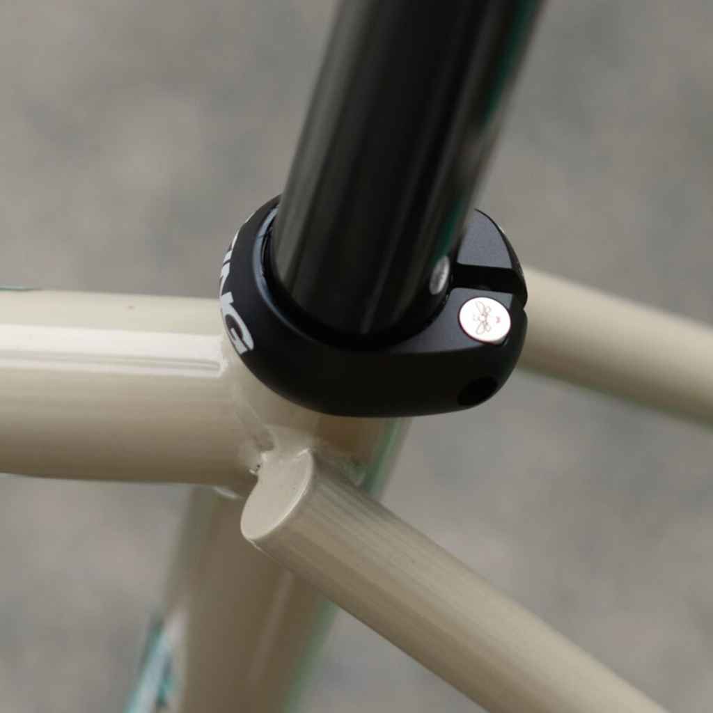 CHRIS KING* seatpost collar (matte turquoise) - BLUE LUG ONLINE STORE