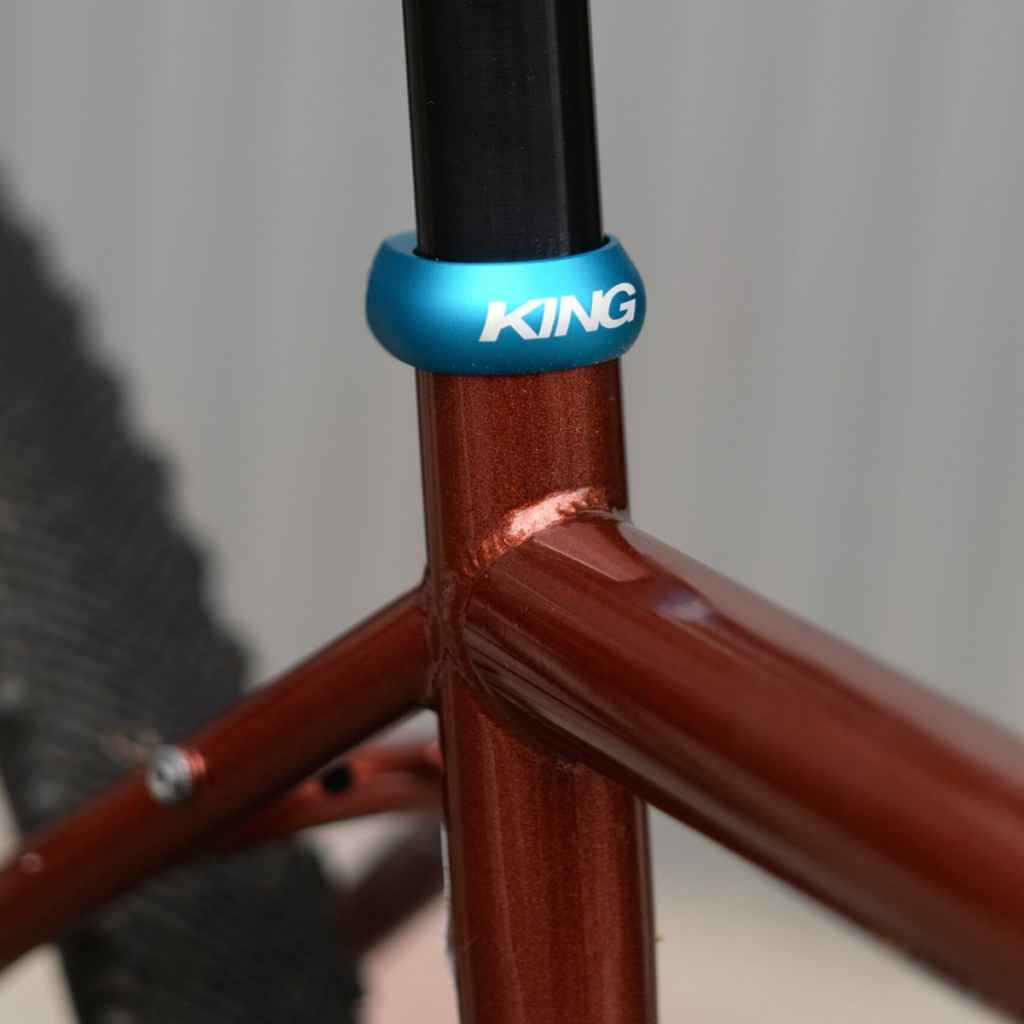 CHRIS KING* seatpost collar 50th (matte gold) - BLUE LUG ONLINE STORE