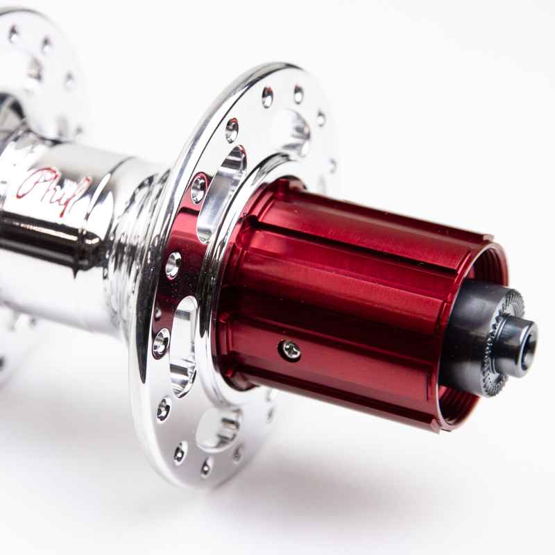 PHILWOOD* center lock disc hub front (thru-axle/black