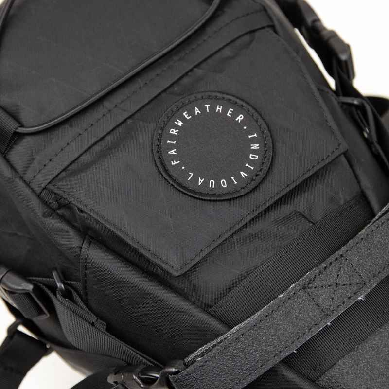 FAIRWEATHER* seat bag (x-pac black) - BLUE LUG ONLINE STORE