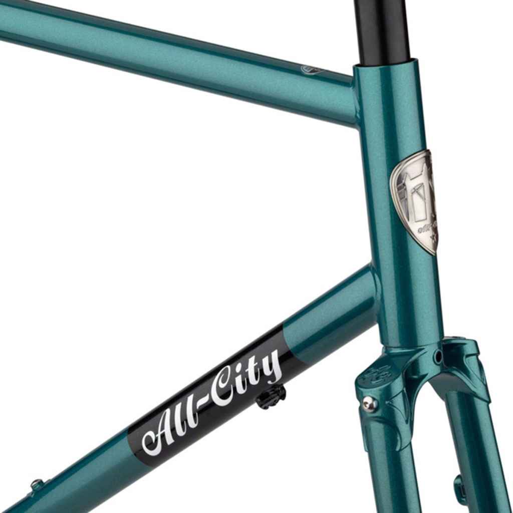 ALL-CITY* super professional frame set (night jade) - BLUE