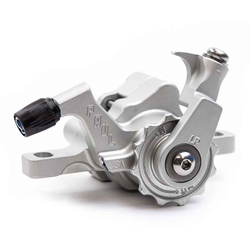 PAUL* klamper post mount disc calliper (silver) - BLUE LUG