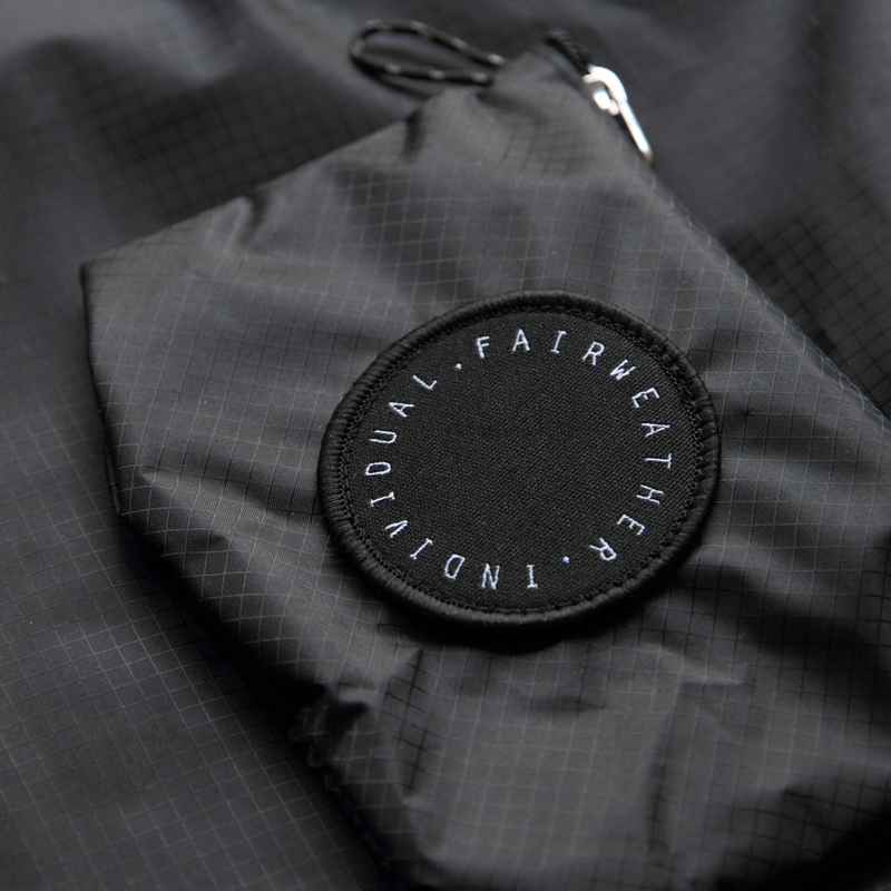 FAIRWEATHER* packable sacoche (black) - BLUE LUG ONLINE STORE