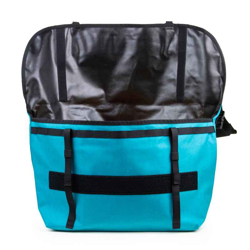 BLUE LUG* the messenger bag (turquoise/reflector) - BLUE LUG
