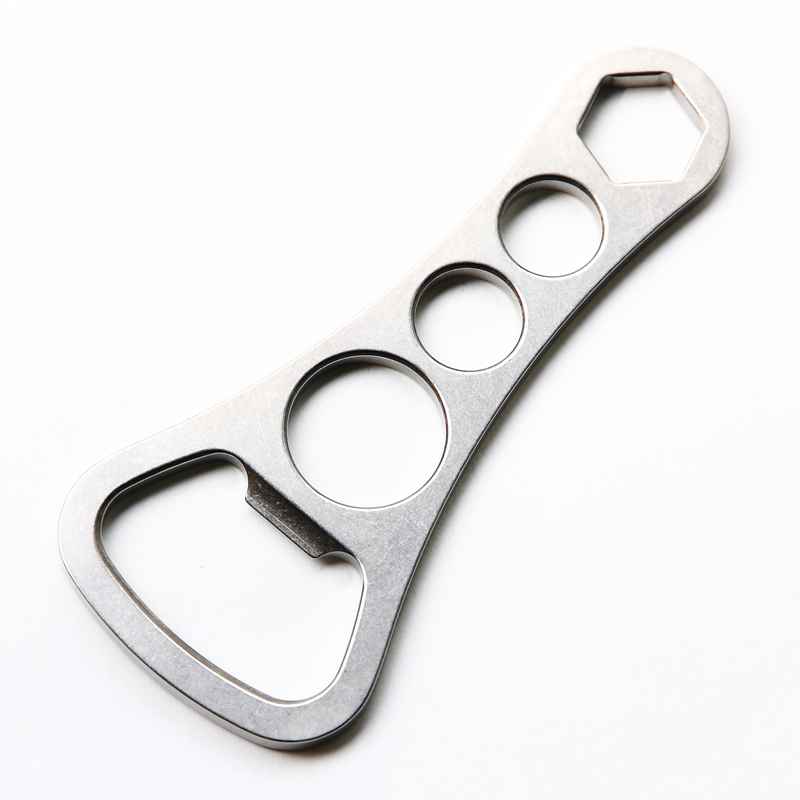 PARAGON MACHINE WORKS* titanium bottle opner (wrench) - BLUE LUG