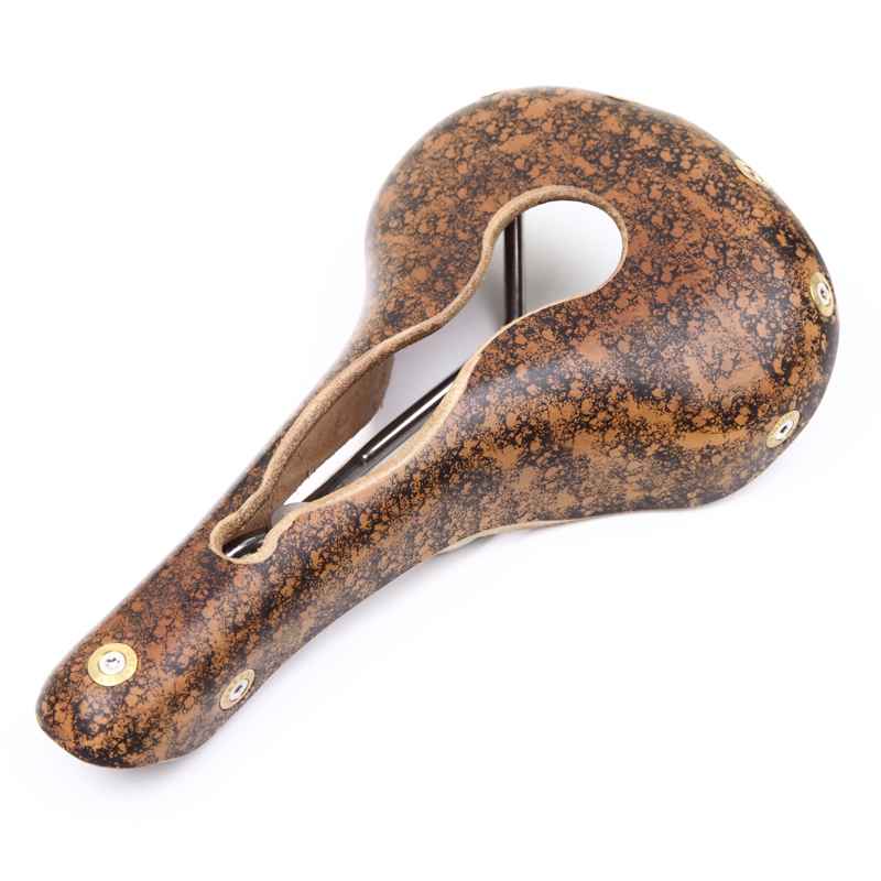 BERTHOUD* aspin leather saddle (brown) - BLUE LUG ONLINE STORE