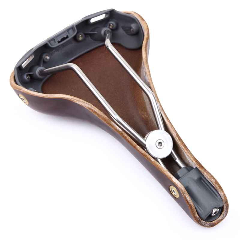 BERTHOUD* aspin leather saddle (brown) - BLUE LUG ONLINE STORE