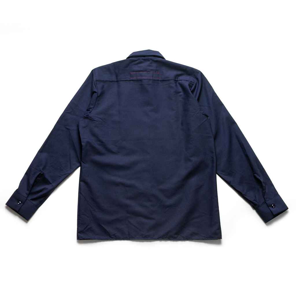 リベルタ　ユニフォーム　ちいかまさん専用 BLUE LUG* box cut mechanic shirt (navy) - BLUE LUG ONLINE STORE