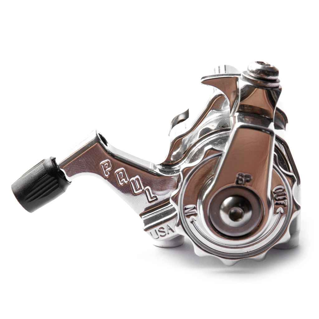 PAUL* klamper flat mount disc calliper (all black) - BLUE
