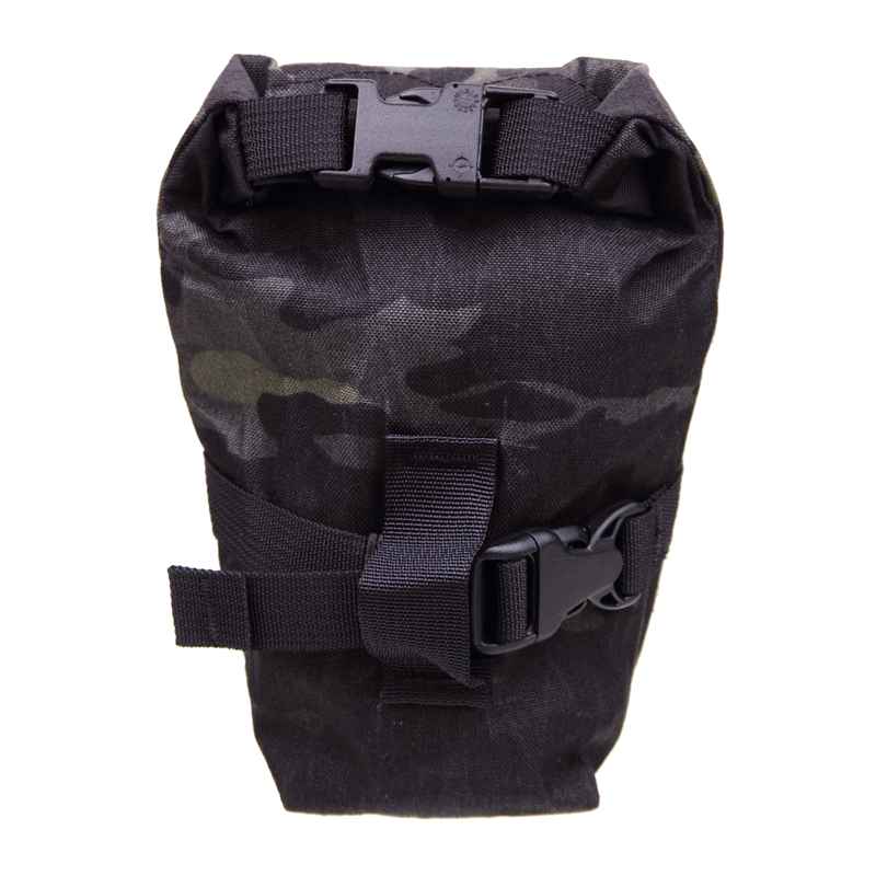 OUTER SHELL ADVENTURE* rolltop saddlebag (blacked out