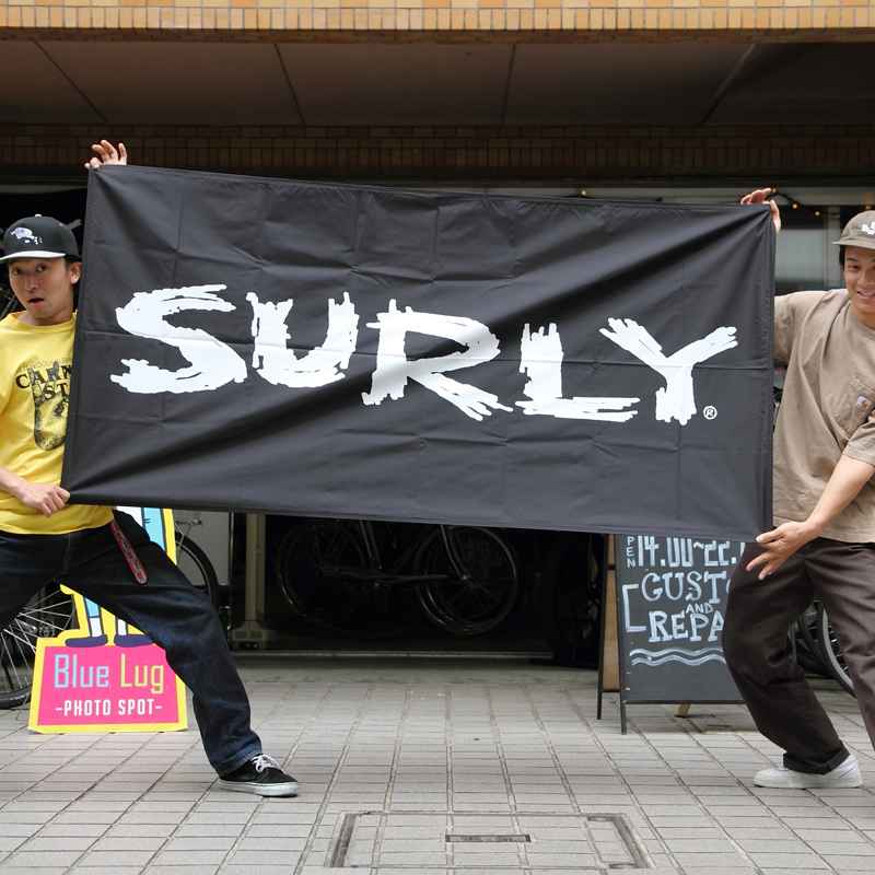 サーリー SURLY BANNER バナー　93×46 SURLY* shop banner (large) - BLUE LUG ONLINE STORE