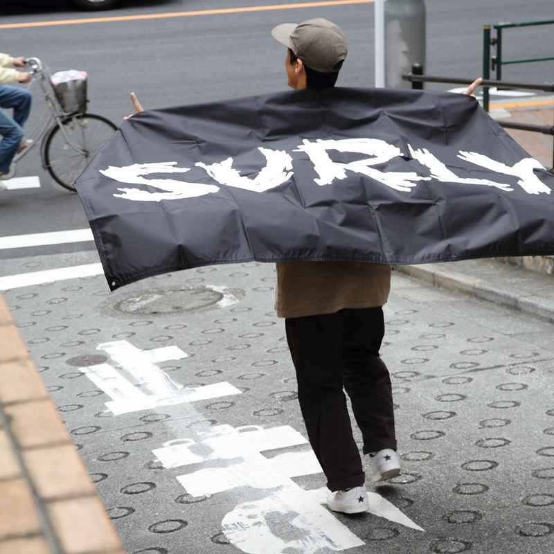 サーリー SURLY BANNER バナー　93×46 SURLY* shop banner (large) - BLUE LUG ONLINE STORE