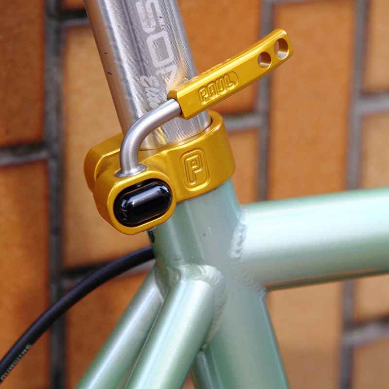 PAUL* quick release seatpost collar (purple) - BLUE LUG