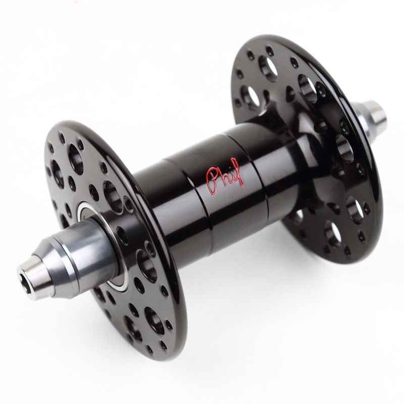 PHILWOOD - HIGH FLANGE HUB - REAR - 32H - BLACK - W-BASE