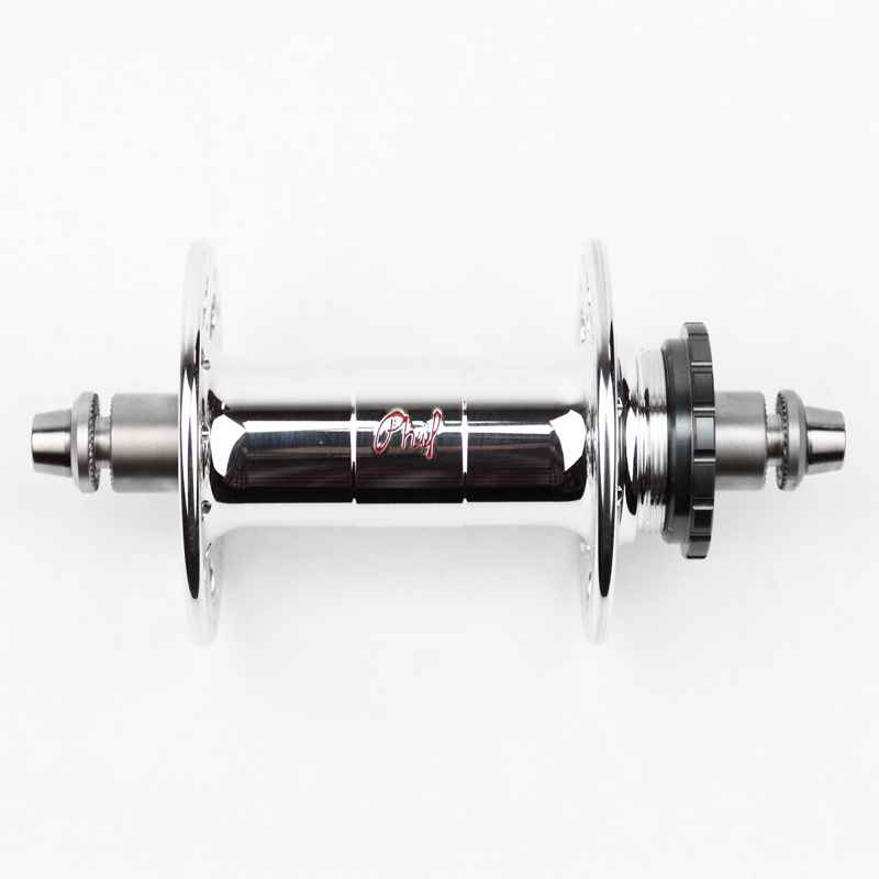PHILWOOD* Pro high flange track hub front (purple) - BLUE