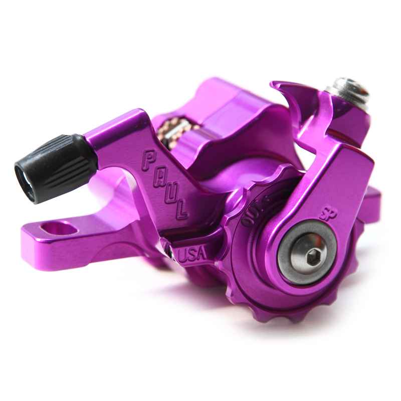 PAUL* klamper post mount disc calliper (all purple) - BLUE LUG