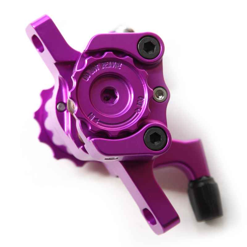 PAUL* klamper post mount disc calliper (all purple) - BLUE LUG