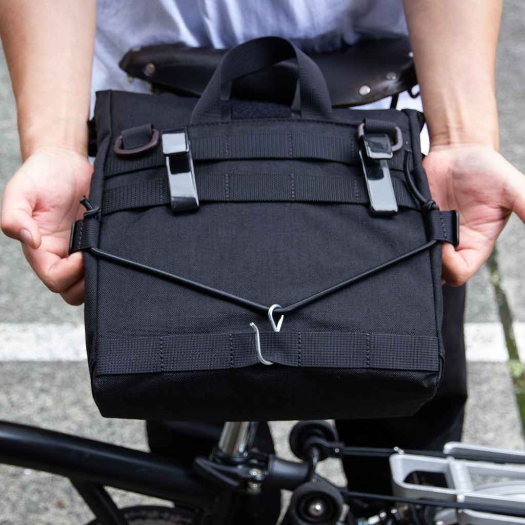 FAIRWEATHER* flaptop pannier (purple) - BLUE LUG ONLINE STORE