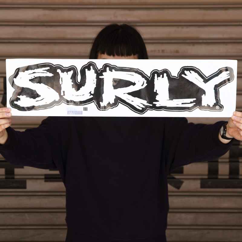 ⭐︎非売品　surly サーリー　アメリカ本国購入　特大バナー　ロゴ ⭐︎非売品 surly サーリー アメリカ本国購入 特大バナー ロゴ