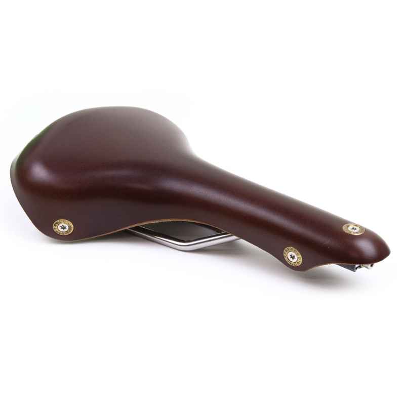 BERTHOUD* soulor leather saddle (brown) - BLUE LUG ONLINE STORE