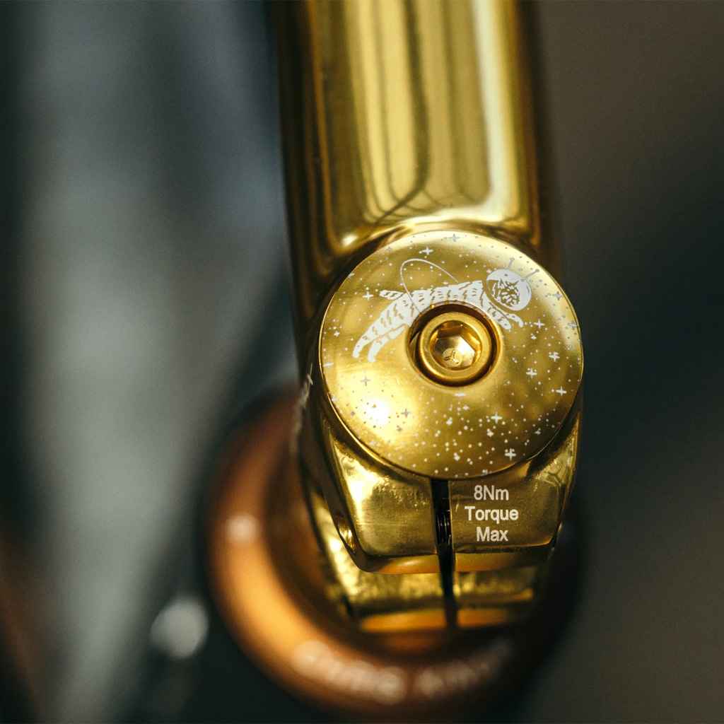 TEAM DREAM* anodized stem cap bolt - BLUE LUG ONLINE STORE