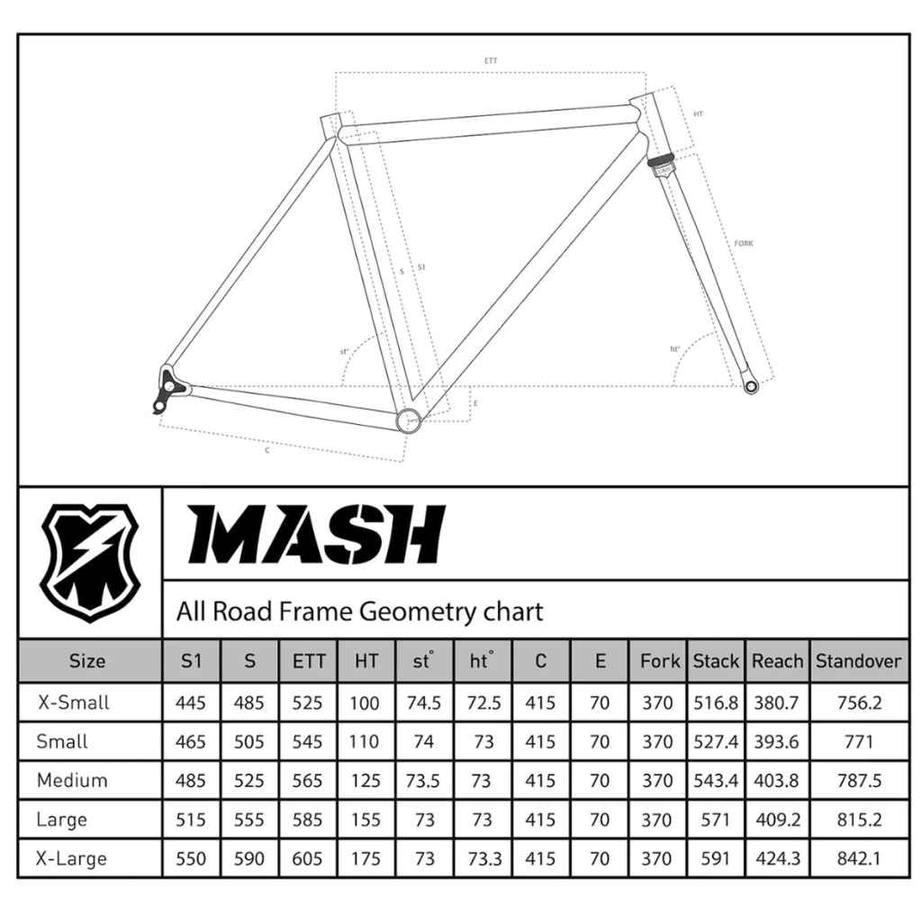 MASH* all-road frame set (neon fade) - BLUE LUG ONLINE STORE