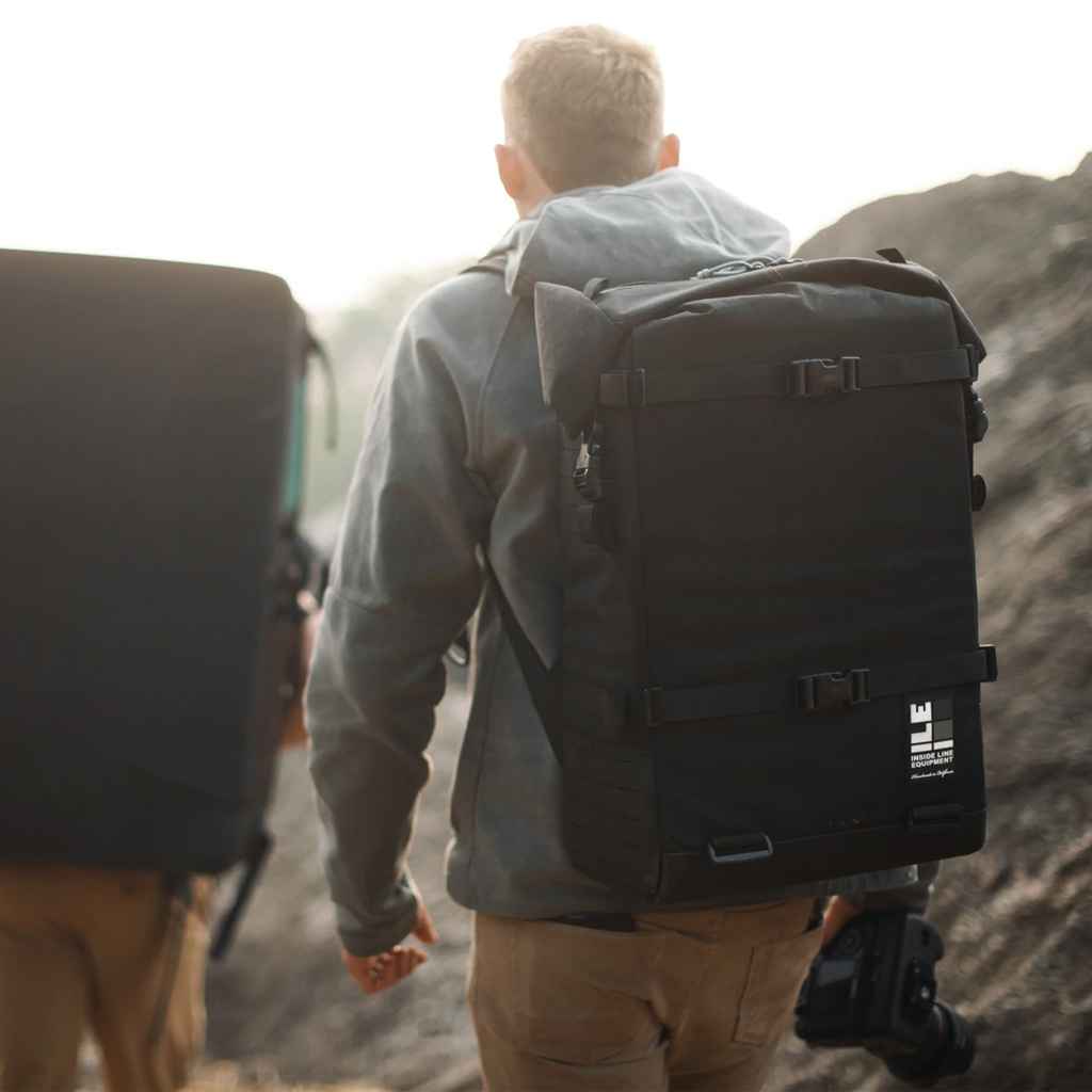 ILE* ultimate photographers bag mk4 (x-pac black) - BLUE LUG