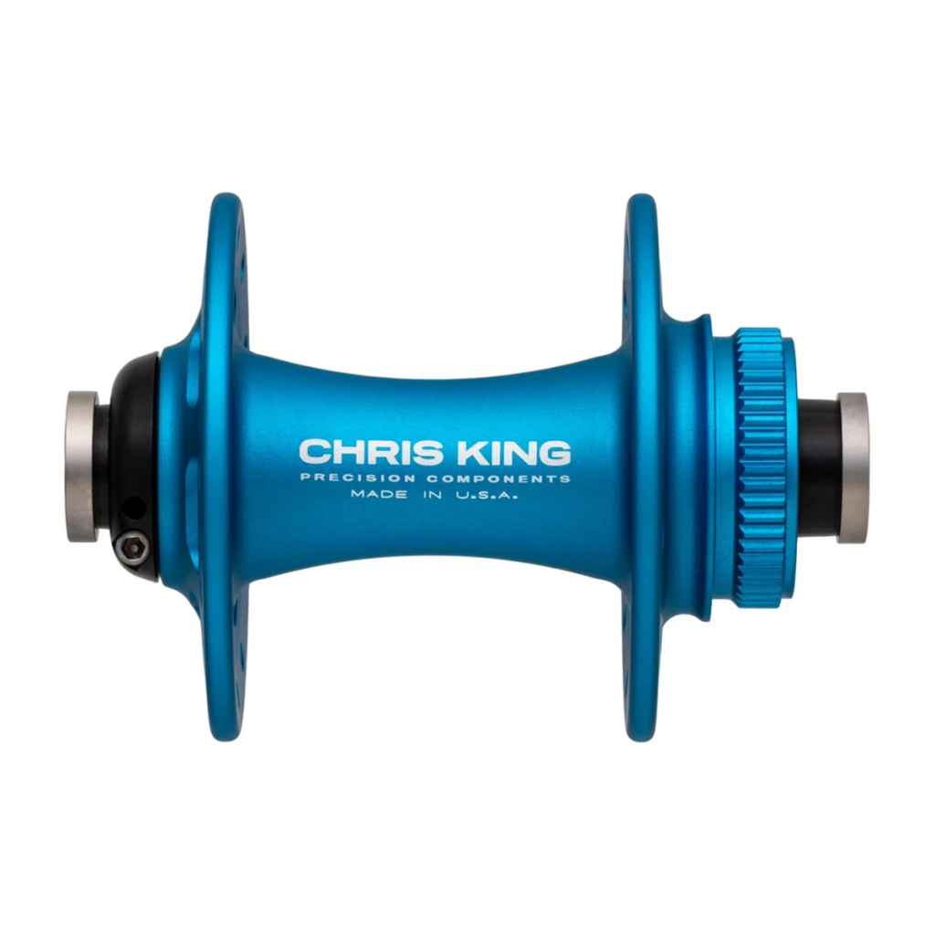 CHRIS KING* R45 disc road hub front (matte turquoise/center lock