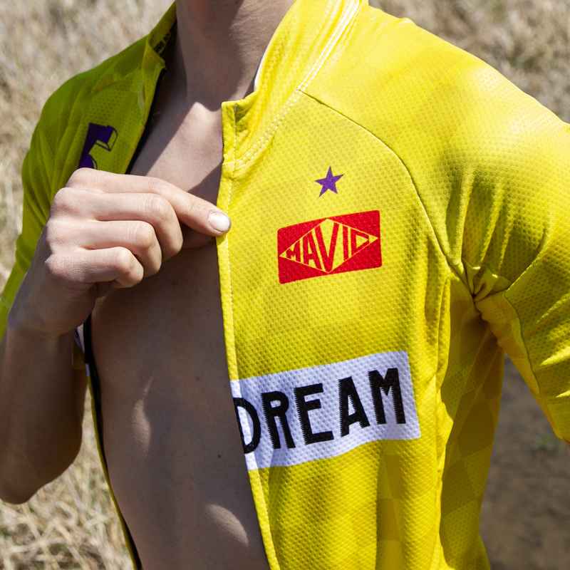 TEAM DREAM* staple fit jersey (yellow) - BLUE LUG ONLINE STORE