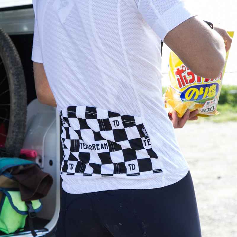 TEAM DREAM* meowchelin cat jersey (white) - BLUE LUG ONLINE STORE