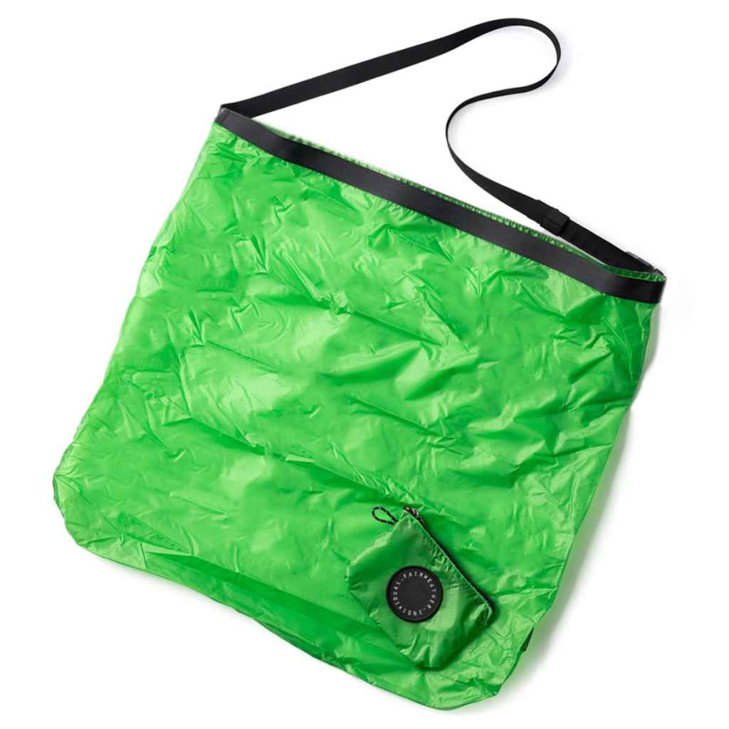 FAIRWEATHER* packable sacoche (cordura rip/green) - BLUE LUG