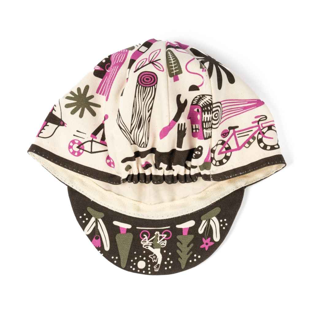 SWIFT INDUSTRIES* explorers club cap (pink/natural) - BLUE