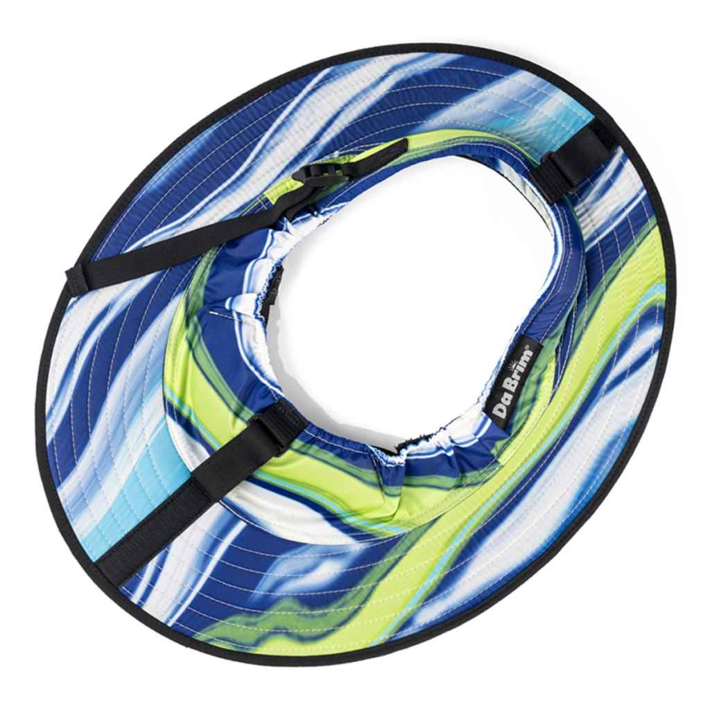 DA BRIM* cycling sporty helmet brim (ocean) - BLUE LUG