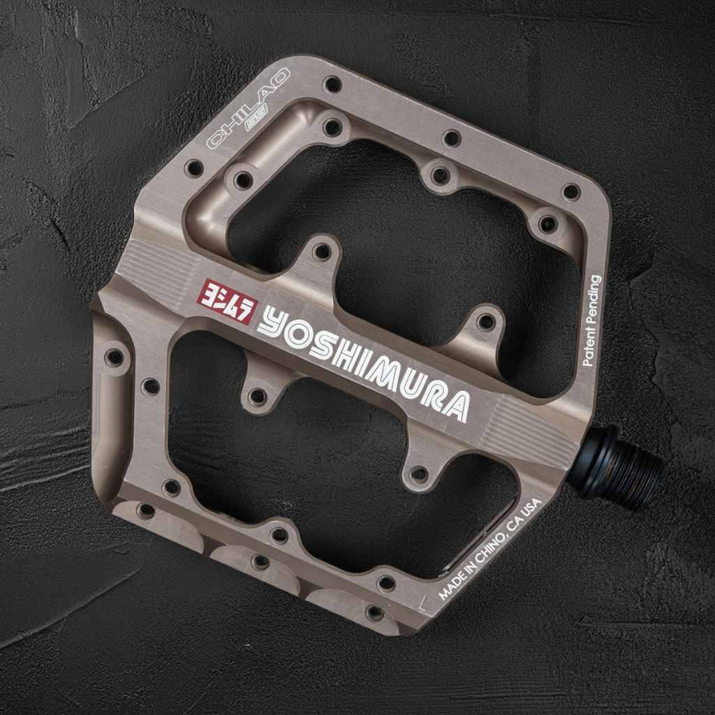 YOSHIMURA* chilao ss large pedal (yoshikote) - BLUE LUG