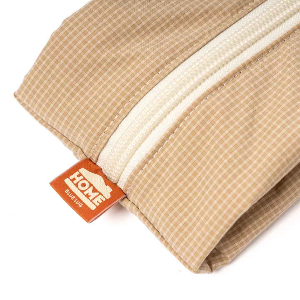 BLUE LUG* box tissue pouch (beige check) - BLUE LUG ONLINE STORE