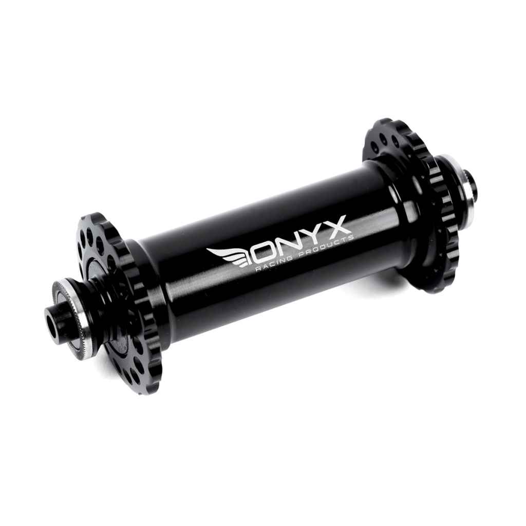 ONYX RACING PRODUCTS* vesper road hub front (black) - BLUE LUG