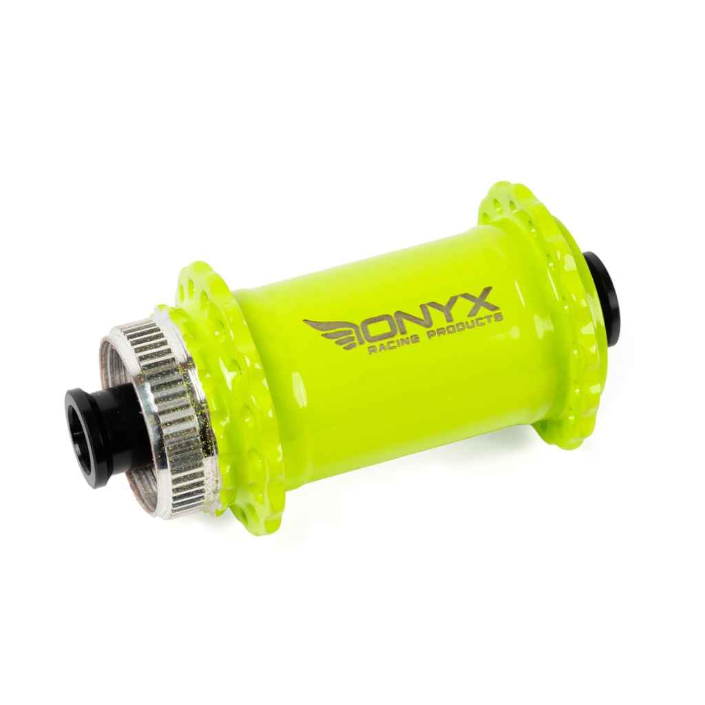ONYX RACING PRODUCTS* vesper disc CL hub front (hi-vis yellow