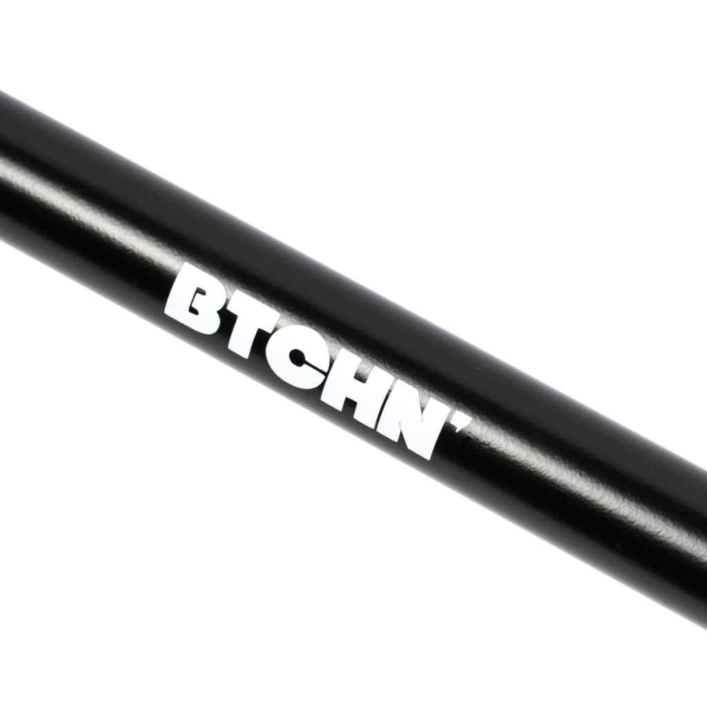 BTCHN* 4130 weird ass bar (black) - BLUE LUG ONLINE STORE