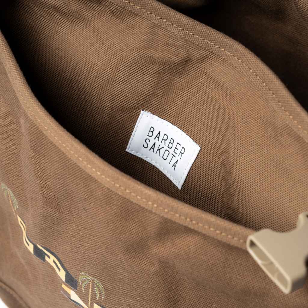 BLUE LUG* BBS messenger bag (brown) - BLUE LUG ONLINE STORE