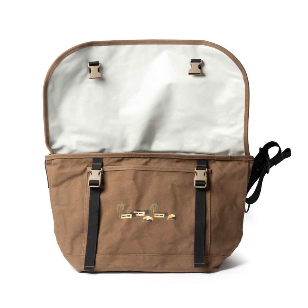 BLUE LUG* BBS messenger bag (brown) - BLUE LUG ONLINE STORE