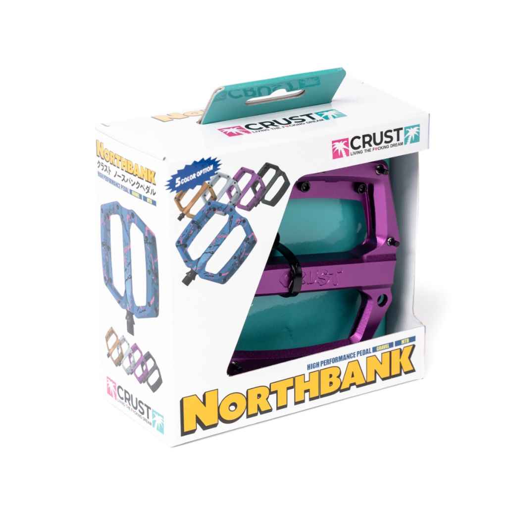 CRUST BIKES* north bank pedal (purple) - BLUE LUG ONLINE STORE